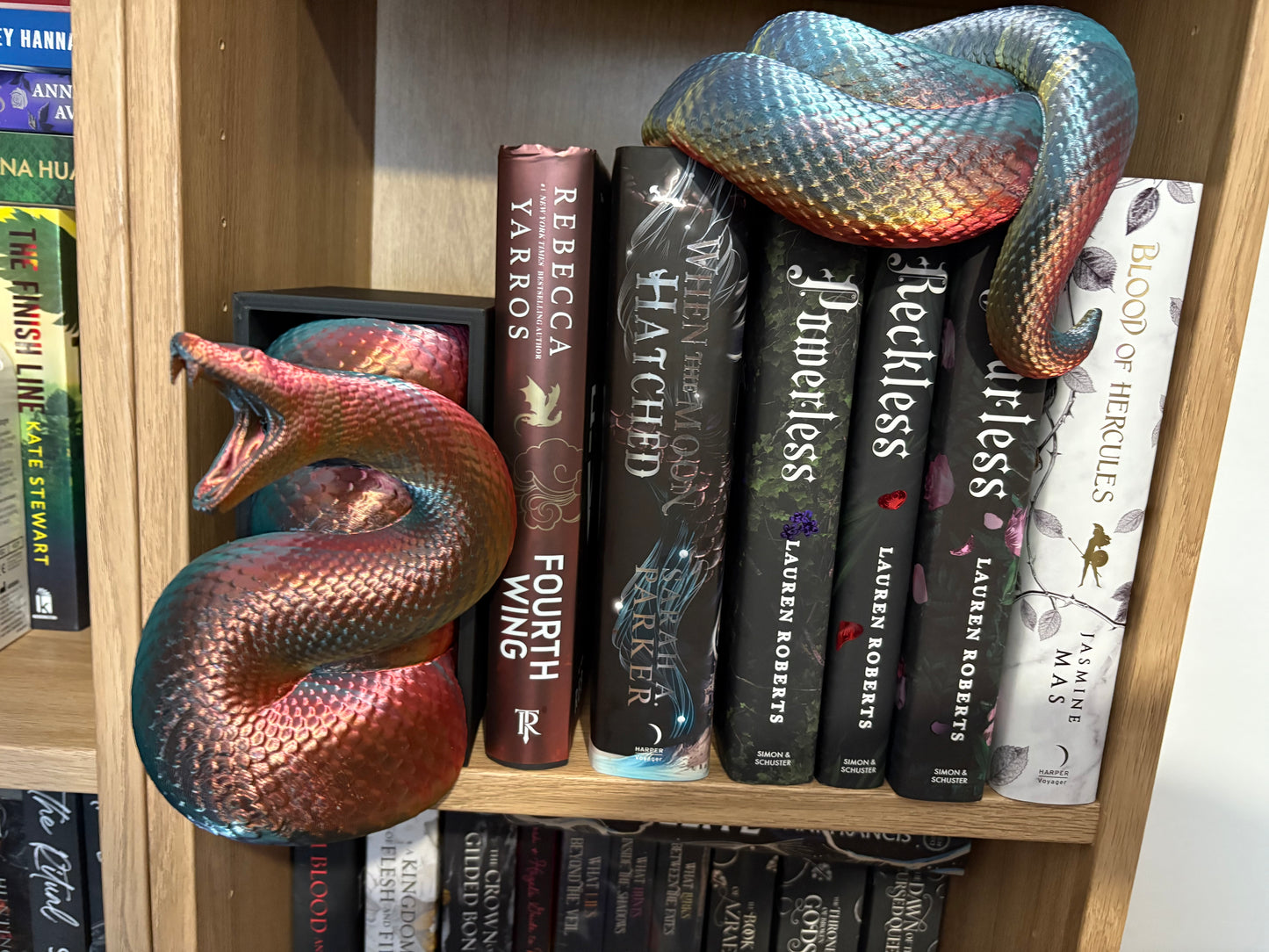4 way colour Basilisk/Snake Book Nook (Green/Red/GoldBlack)